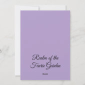 Fairy Easter Bunny Feestdagenkaart (Achterkant)