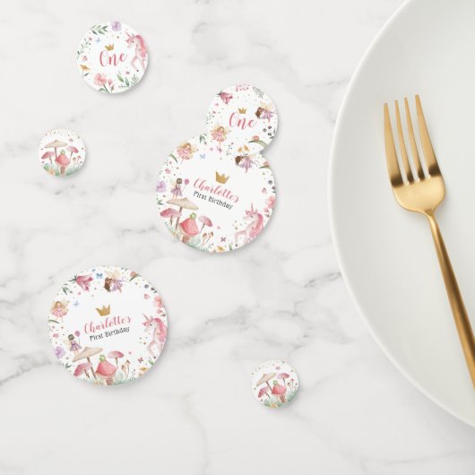 Fairy Eenhoorn Confetti (Groep)