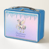 Fairy Eenhoorn Dripping Blue Glitter (Voorkant)