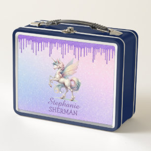 Fairy eenhoorn druppelen Paarse glitter