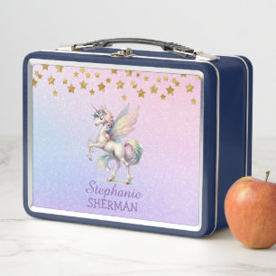 Fairy Eenhoorn Gouden Sterren Paarse Roze Blauw Gl