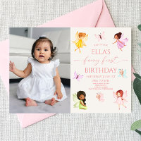 Fairy eerste betoverde feeën 1e verjaardagsfeest