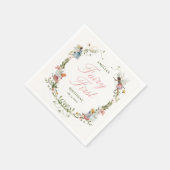 Fairy eerste  bloemenkroeg servet (Hoek)