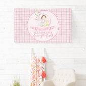 Fairy Eerste Meisje's 1e Verjaardag Party Custom V Spandoek (Insitu)