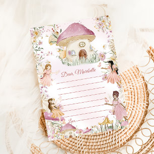 Fairy Eerste Verjaardag Tijd Capsule Note Kaart
