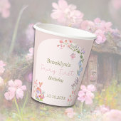 Fairy Eerste Verjaardag Whimsical Mushroom Papier  Papieren Bekers