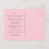 Fairy Eerste Verjaardagsfeestuitnodiging Briefkaar Uitnodiging Briefkaart (Achterkant)