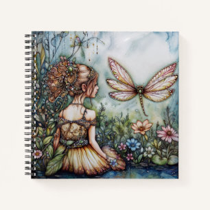 Fairy en de Dragonfly HB Note / Sketch boek