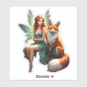 Fairy en Fox Sticker