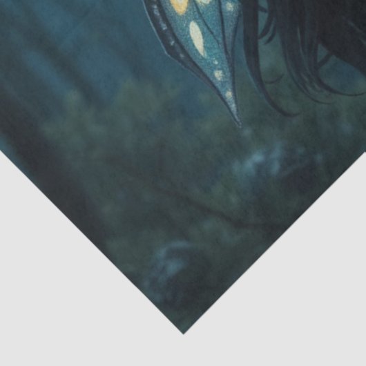 Fairy en haar kat tissuepapier (Detail)