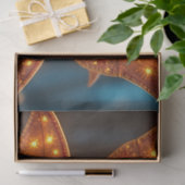 Fairy en haar kat tissuepapier (Geschenk)