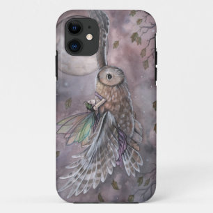 Fairy en Uil Fantasy Art iPhone Hoesje