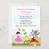 Fairy Enchanted Birthday Party Kaart (Voorkant)