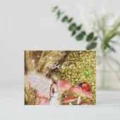 Fairy et la carte postale ladybug (Debout devant)