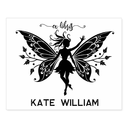 Fairy ex libris stempel (Afrduk)