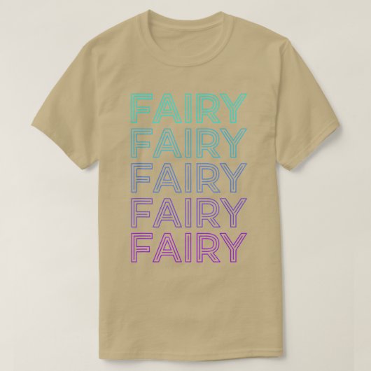 Fairy Fairycore Retro T-shirt (Design voorkant)