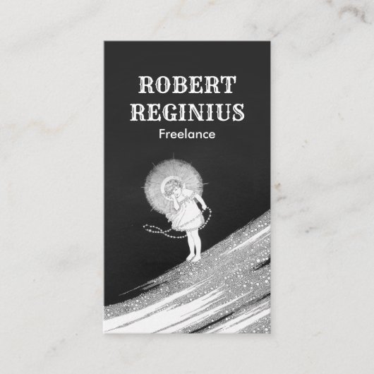 Fairy Fairyland  kunst Visitekaartje (Voorkant)