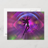 Fairy Fantasy Briefkaart (Voorkant / Achterkant)