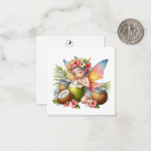 Fairy Fantasy Note Kaart Notitiekaartje (Voorkant / Achterkant in situ)