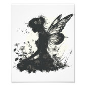 Fairy Fantasy Silhouet thema Foto Afdruk (Voorkant)