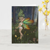 Fairy Feena - Carte de voeux (Fleur jaune)