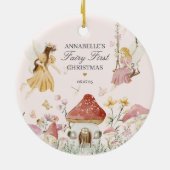 Fairy First Birthday Enchanted Keepsake Ornament (Achterkant)