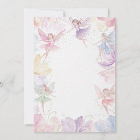 Fairy First Birthday Invitation (Dos)