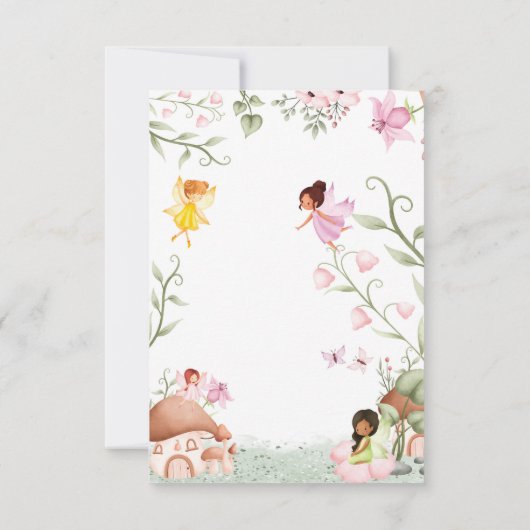 Fairy First Birthday Invitation (Dos)