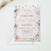 Fairy First Birthday Invitation