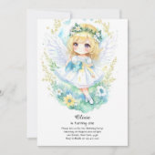 Fairy First Birthday Invitation (Devant)