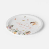 Fairy First Birthday Papieren Bordje (Gekanteld)