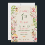 Fairy First Birthday Watercolor Invitation<br><div class="desc">Entrez dans un monde de magie et d'émerveillement avec notre enchanteresse Invitation Fairy! Parfait pour fêter l'anniversaire de votre petite fille ou pour un baby shower fantaisiste, cette invitation transportera vos invités dans un royaume de conte de fées rempli d'ailes clignotantes et de poussière de pixie scintillante. Fleurs d'aquarelle délicates,...</div>