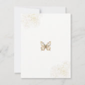 Fairy First Boho Verjaardagsfeest Time Capsule Notitiekaartje (Achterkant)