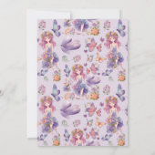 Fairy First Enchanted Woodland 1st Birthday Kaart (Achterkant)