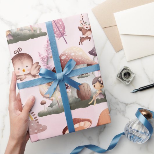 Fairy First Girl's 1e verjaardag Cadeaupapier (Geschenken)