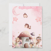 Fairy First Girl's 1e verjaardag Kaart (Achterkant)