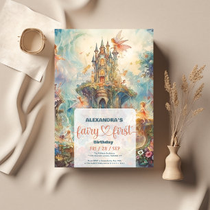 Fairy First Girl's 1e verjaardag Kaart