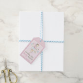 Fairy First Girl's 1e verjaardagsfeestje Dank je Cadeaulabel (Met Touw)