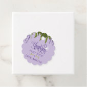 Fairy First Girl's 1st Birthday Enchanted forest Bedankjes Labels (In situ)