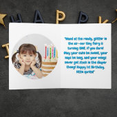 Fairy First Photo KIds BIrthday Wenskaart Kaart