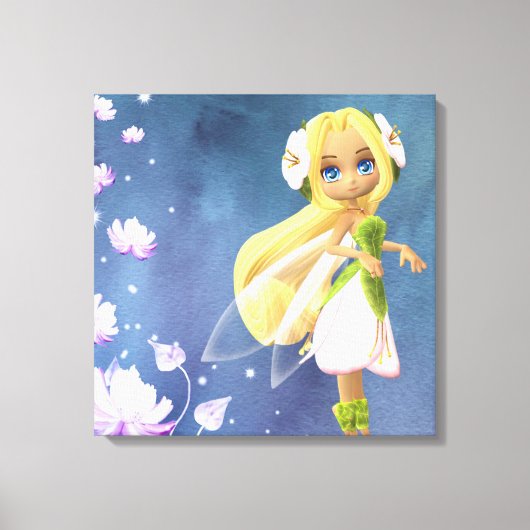 Fairy Floral Canvas Afdruk (Voorkant)