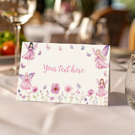 Fairy Floral Garden Birthday Party Food Tent