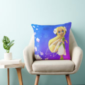 Fairy Floral Personal Name Sierkussen (Stoel)