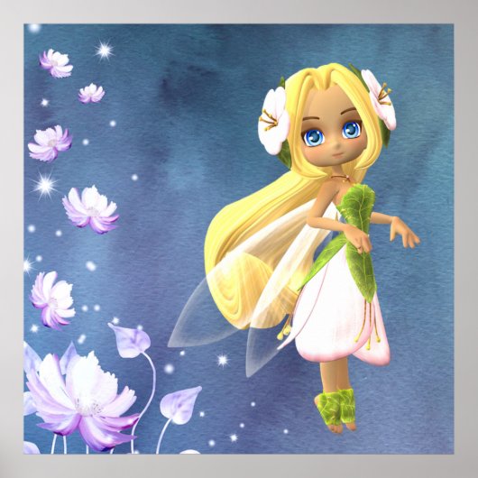 Fairy Floral Poster (Voorkant)