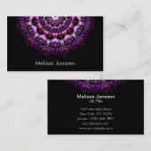 Fairy Flower - Mandala- Visitekaartje (Voorkant / Achterkant)