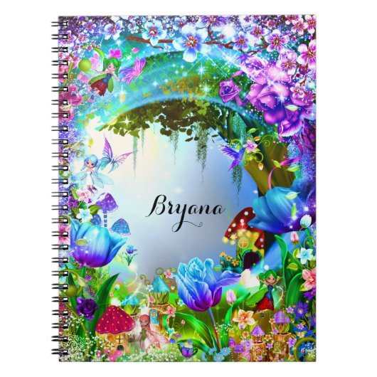 Fairy Forest betoverd magisch Notitieboek (Voorkant)