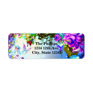 Fairy Forest Enchanted Magical Birthday Party Etiket