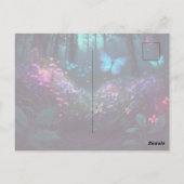 Fairy Forest magische flora whimsical Briefkaart (Achterkant)