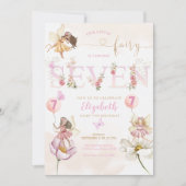 Fairy Forest Meisje Verjaardag Magisch Kaart (Voorkant)