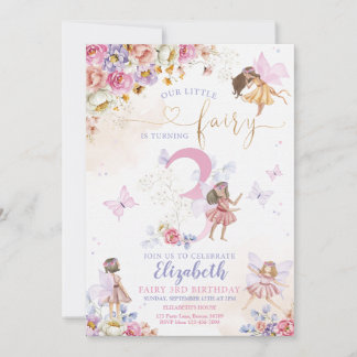 Fairy Forest Meisje Verjaardag Magisch Kaart
